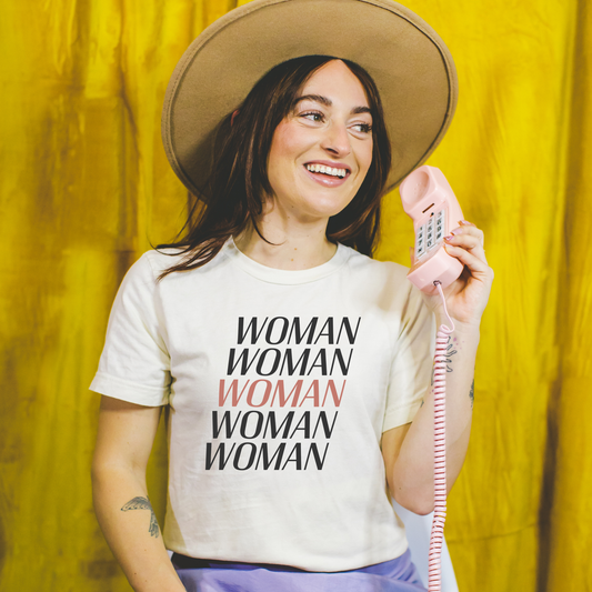 Woman On Repeat Tee