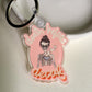 Death Before Decaf Skeleton Keychain | Acrylic Keychain | Coffee Keychain
