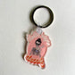 Death Before Decaf Skeleton Keychain | Acrylic Keychain | Coffee Keychain
